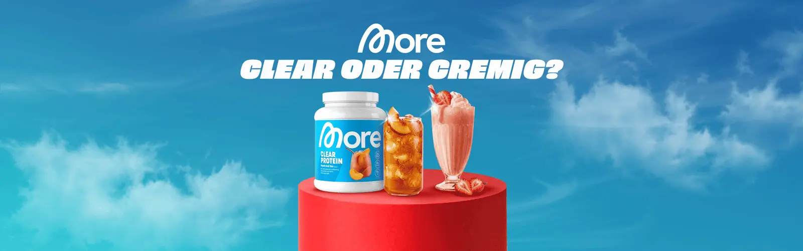 Clear Whey vs. cremiger Proteinshake Unterschiede Hero Image