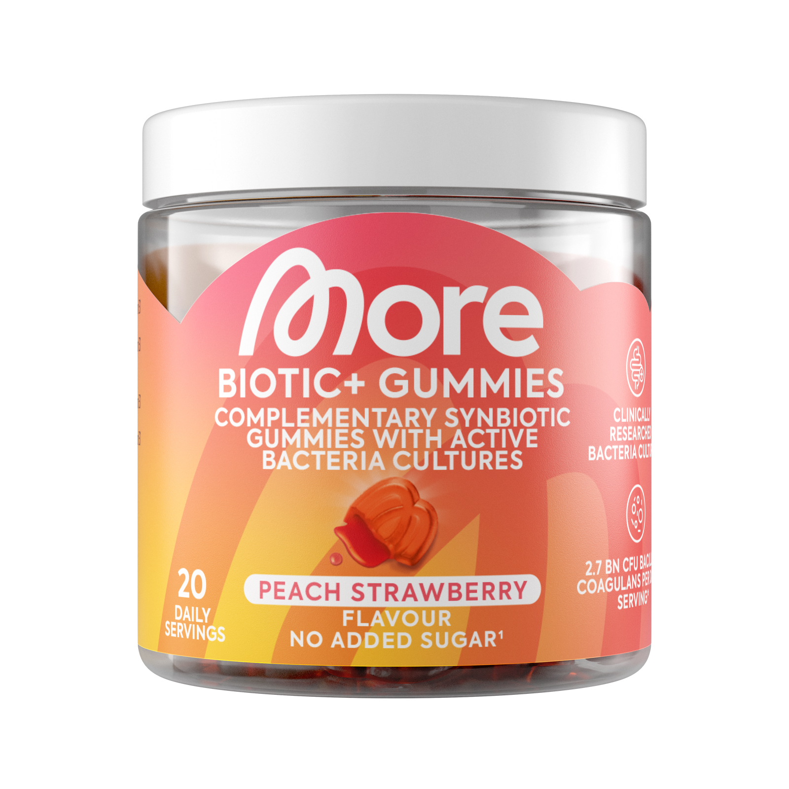 Biotic+ Gummies{m}[Aktive Bakterienkulturen in neuer Form]