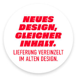Neues Design, gleicher Inhalt 