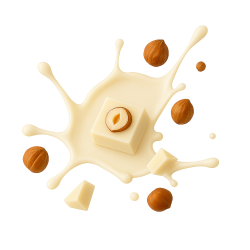 White Hazelnut Nougat / 12 x 2x25g