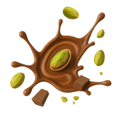 Milk Chocolate Pistachio / 12 x 2x25g