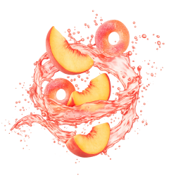 Lemonade Style Pink Peach Rings / 600g